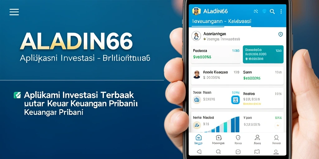 Tampilan antarmuka <strong>ALADIN66</strong> yang intuitif dan informatif untuk investasi.