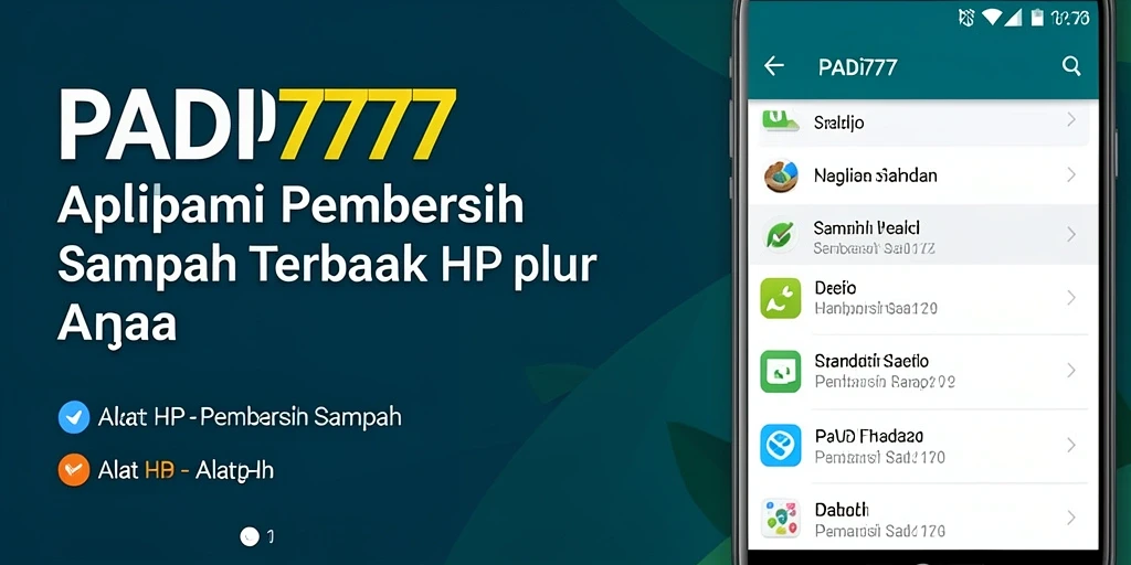 Antarmuka pengguna PADI777 yang sederhana dan efisien untuk pembersihan sampah.