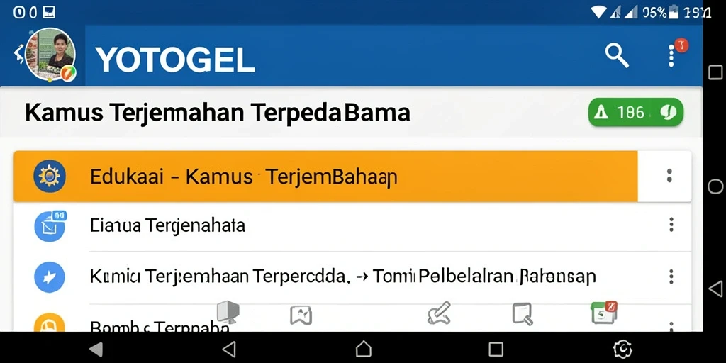 Tampilan antarmuka aplikasi YOTOGEL yang sederhana dan fungsional.