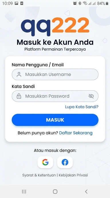 Masuk Ke Akun Anda di qq222 Dengan Mudah